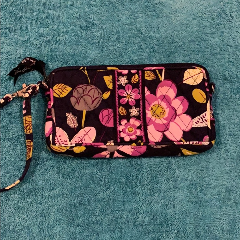 Vera Bradley Floral Nightingale Wristlet